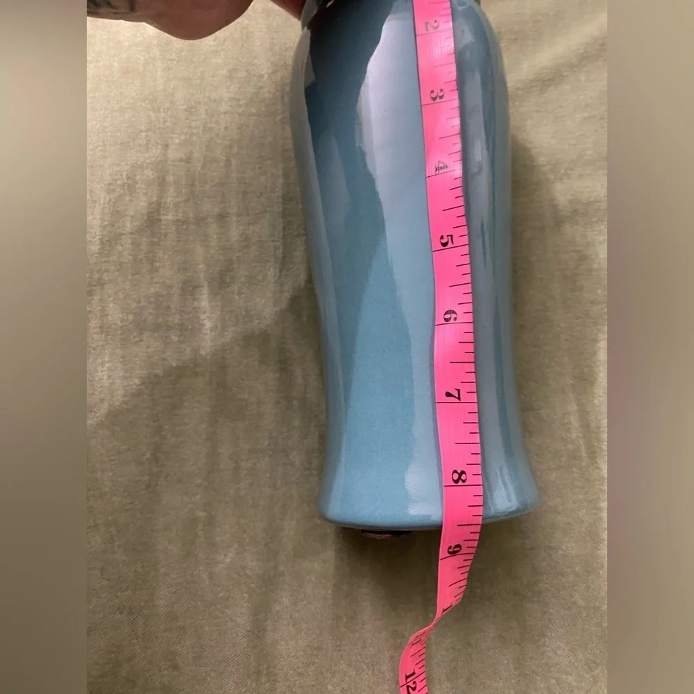 Vase Elegant Light Blue with sheen Ceramic UBV